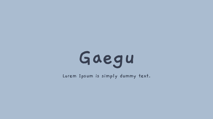 Gaegu