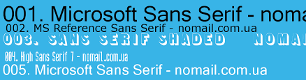 Microsoft Sans Serif