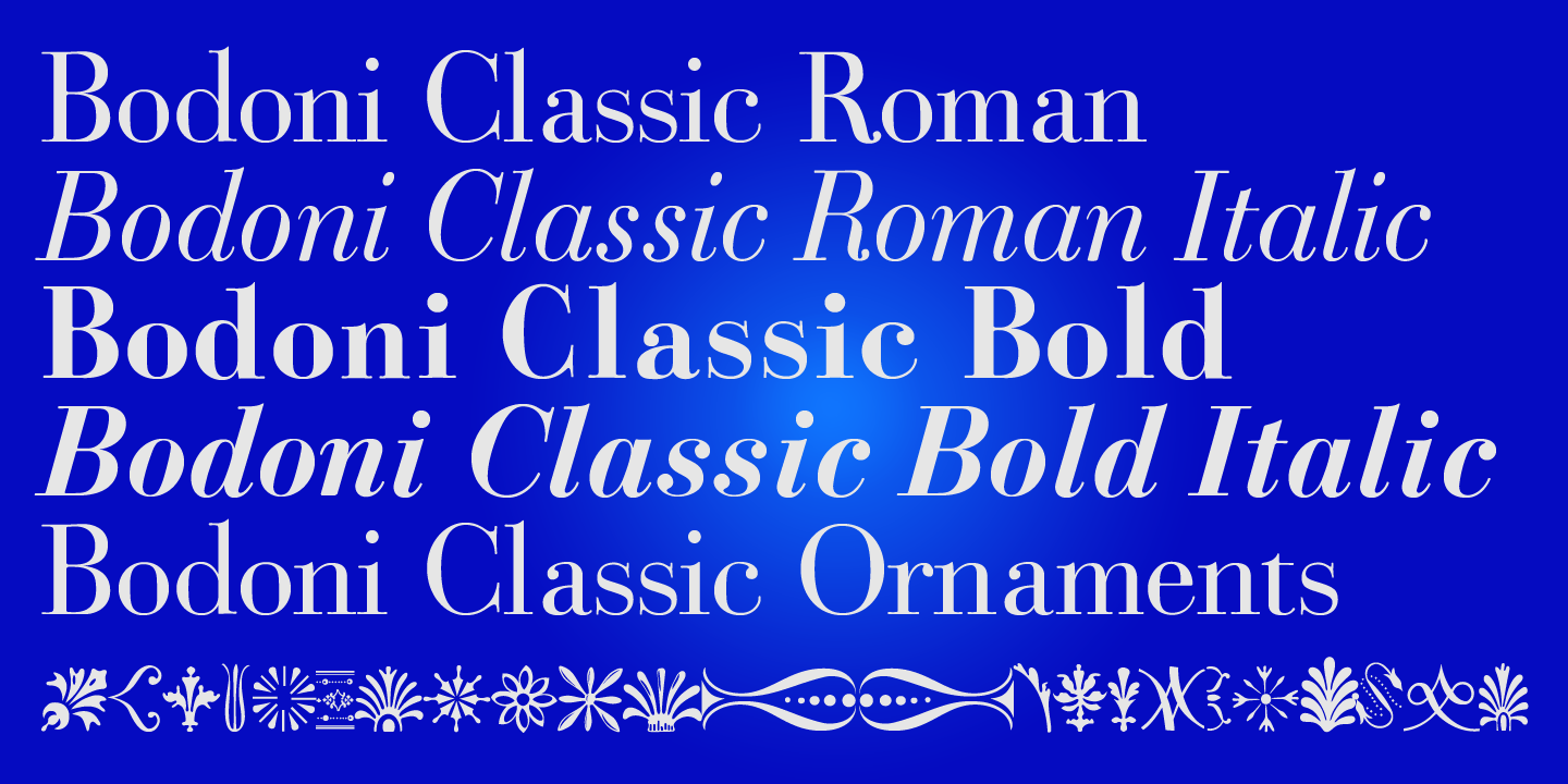 Bodoni Classic