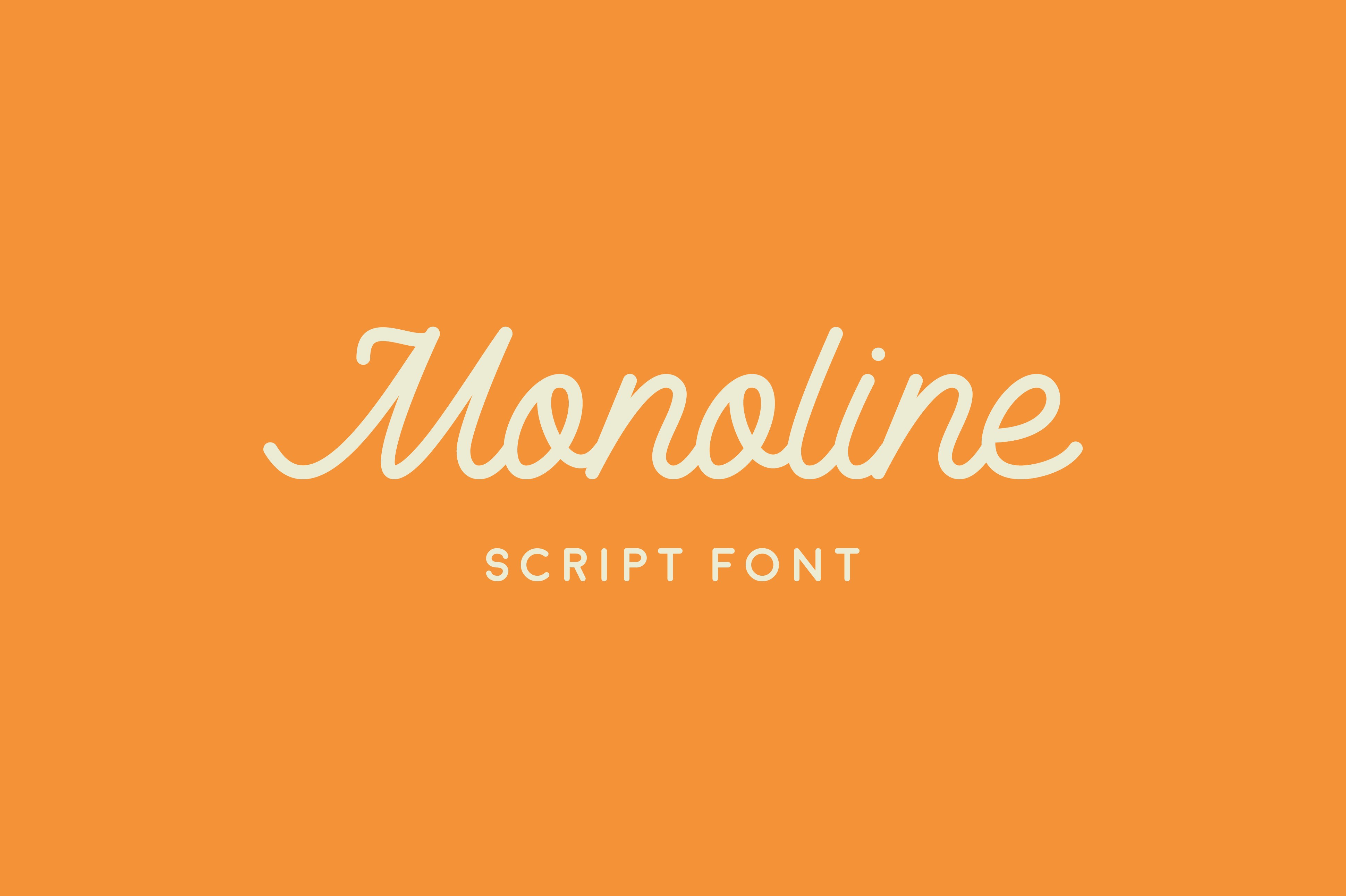 Monoline Script