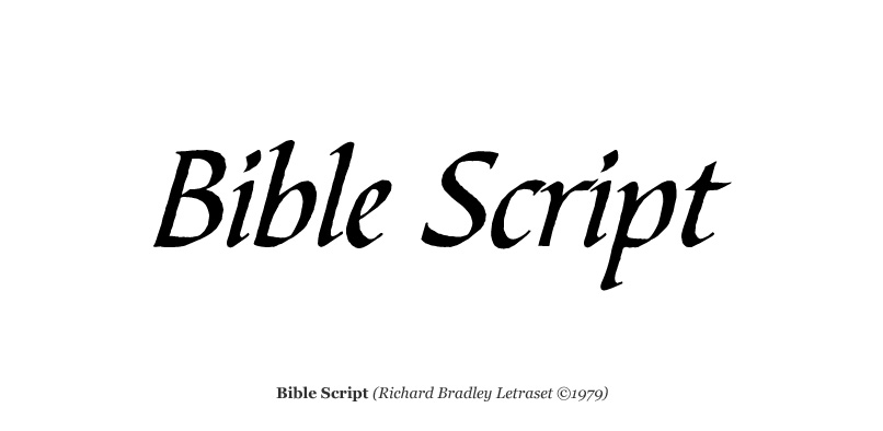 Bible Script