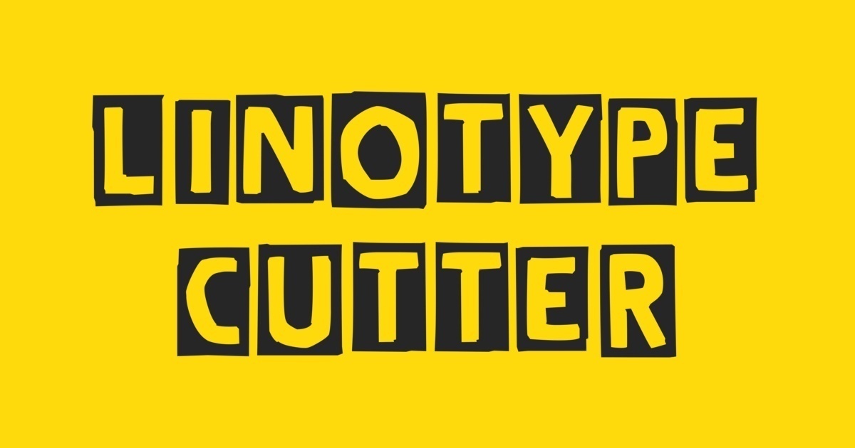 Linotype Cutter
