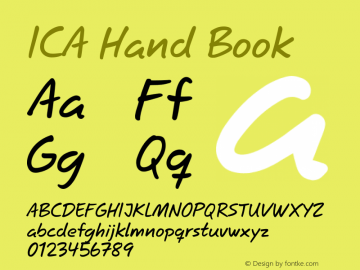 ICA Hand