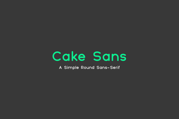 Cake Sans