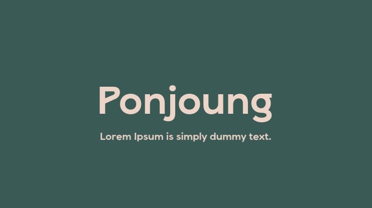 Ponjoung