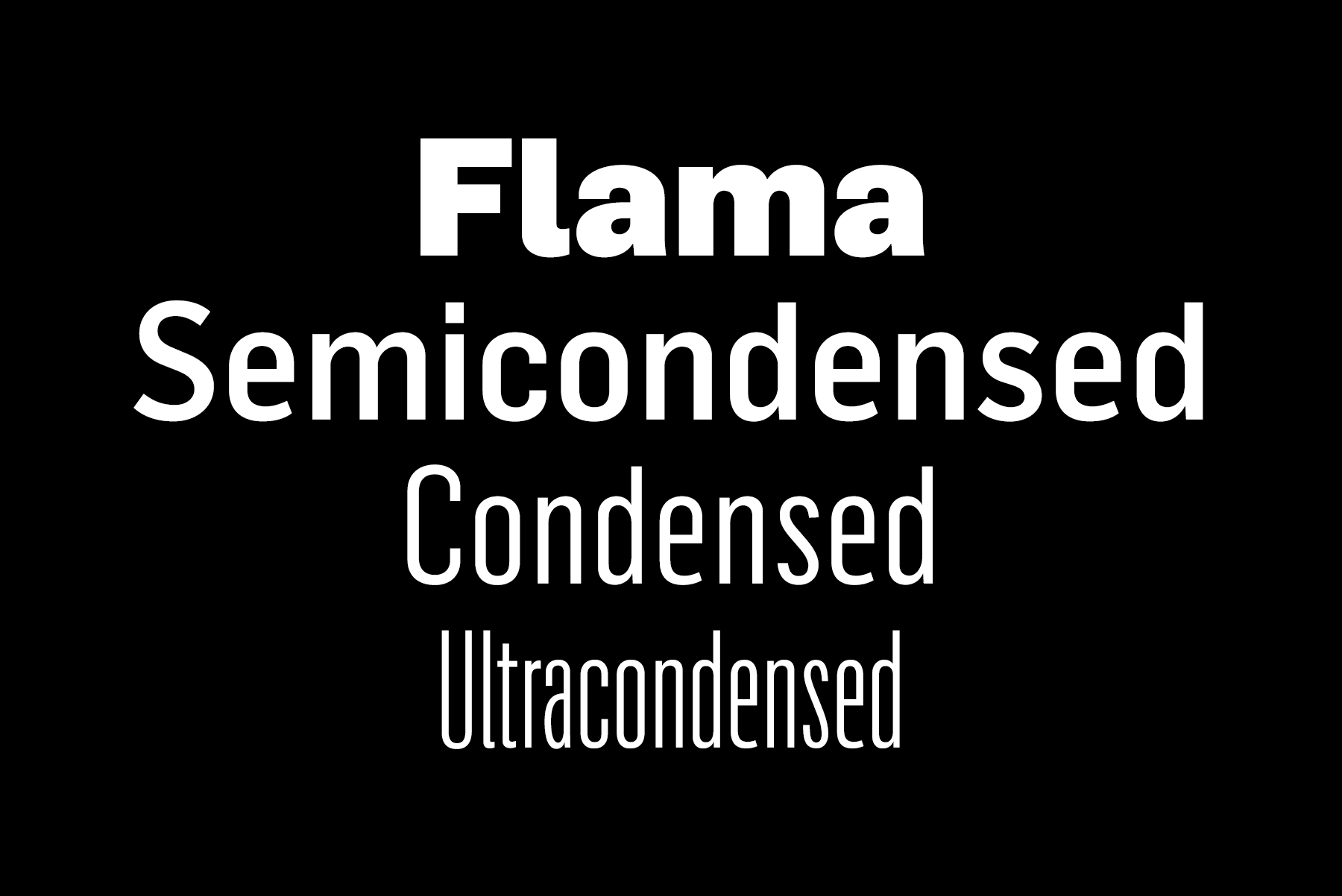 Flama Ultra Condensed